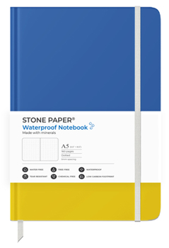 Hardcover Stone Paper Ukraine Dotted Notebook Book