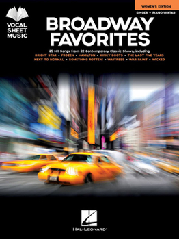 Paperback Broadway Favorites - Women's Edition: Singer + Piano/Guitar Book