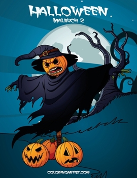 Paperback Halloween Malbuch 2 [German] Book