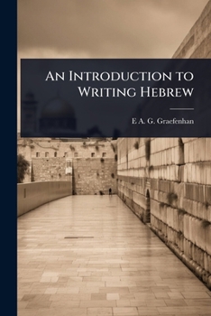 Paperback An Introduction to Writing Hebrew Book