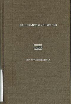 Hardcover Bach's Modal Chorales Book