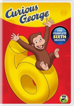 DVD Curious George: The Complete Sixth Season Book