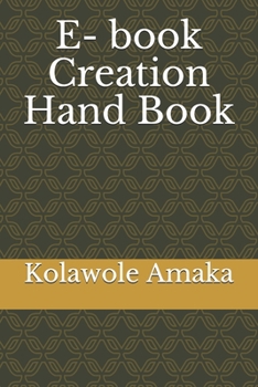 Paperback E- book Creation Hand book