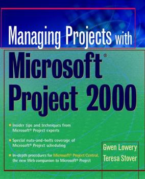 Paperback Managing Projects with Microsoft Project 2000: For Windows Book