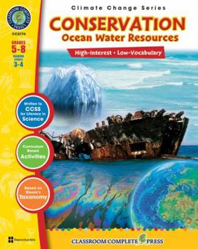 Paperback Conservation Ocean Water Resources, Grades 5-8 [With 6 Overhead Transparencies] Book