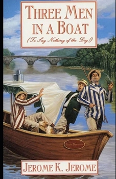 Paperback Three Men in a Boat Illustrated [Large Print] Book