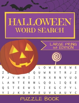 Halloween Word Search Puzzle Book: Large Print - 80 Halloween Puzzles (Edition/Volume 1)