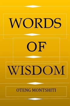 Hardcover Words of wisdom Book