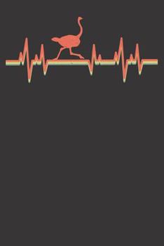 Notebook: Ostrich Dot Grid 6x9 120 Pages