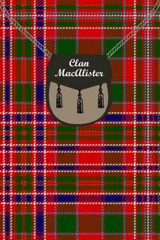 Paperback Clan MacAlister Tartan Journal/Notebook Book