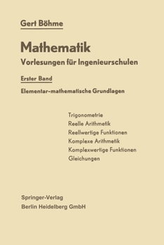 Paperback Mathematik: Vorlesungen für Ingenieurschulen [German] Book