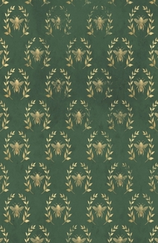 Dot Grid Journal Notebook: Green Distressed Golden Bee Honeycomb | Bullet Planner Book | Dotted Grid | 5.5 X 8.5" 120 Pg | DIY Weekly Spread | Organizer | Habit Tracker| Gift