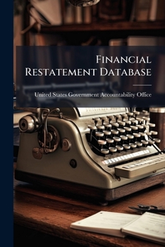 Paperback Financial Restatement Database Book