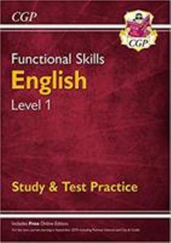 Paperback Functional Skills Eng Lev 1 Study & Test Book