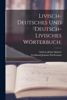 Paperback Livisch-deutsches und deutsch-livisches Wörterbuch. [German] Book