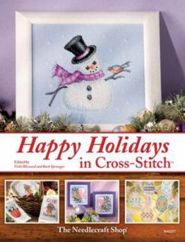 Paperback Happy Holidays in Cross-Stitch Book