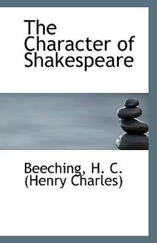 Paperback The Character of Shakespeare Book