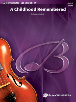 Paperback A Childhood Remembered: Conductor Score Book