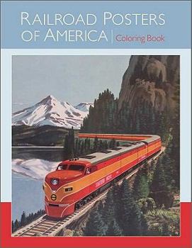 Paperback Railroad Posters of America Coloring Book