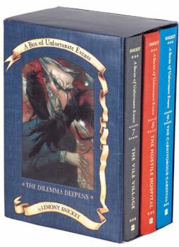 Hardcover A Series of Unfortunate Events Box: The Dilemma Deepens (Books 7-9) Book