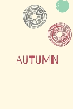 Autumn : Personnalized notebook for girls & Women: Pretty Vintage lined journal for Diary, Composition, school notes, Journaling, Writing, Planning.