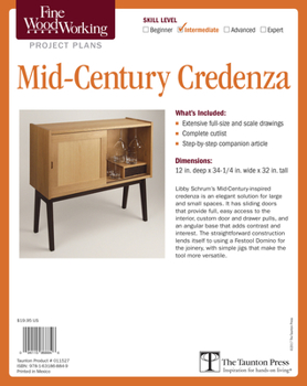 Misc. Supplies Fine Woodworking's Mid-Century Credenza Plan Book