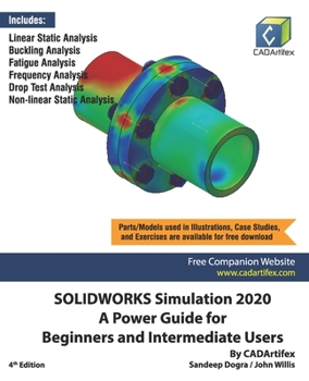 Paperback SOLIDWORKS Simulation 2020: A Power Guide for Beginners and Intermediate Users Book