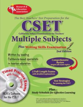 Paperback CSET multiple subjects plus writing skills [With CDROM] Book