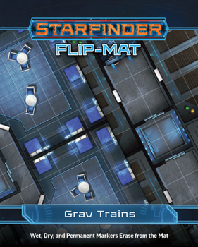 Paperback Starfinder Flip-Mat: Grav Trains Book