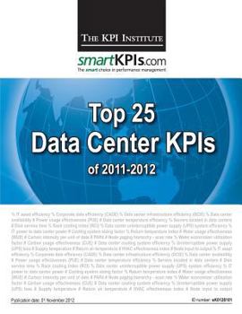 Paperback Top 25 Data Center KPIs of 2011-2012 Book
