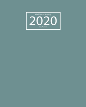 2020 Planner Weekly and Monthly: Jan 1, 2020 to Dec 31, 2020: Weekly & Monthly Planner and Calendar Views: Forest 13
