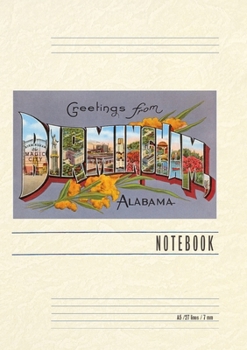 Vintage Lined Notebook Greetings from Birmingham