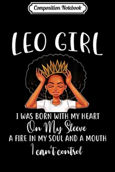 Paperback Composition Notebook: I'm a Leo Girl Birthday for Women Journal/Notebook Blank Lined Ruled 6x9 100 Pages Book