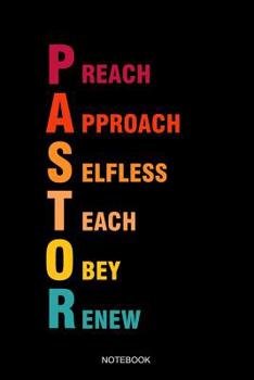 Pastor Notebook: Liniertes Notizbuch - Pastor Christlich Pfarrer Priester Religion Jesus Bibel Geschenk