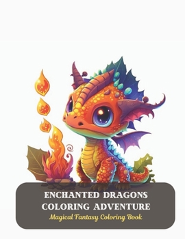 Paperback Enchanted Dragons Coloring Adventure: Magical Fantasy Coloring Book