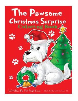 Paperback The Pawsome Christmas Coloring Book