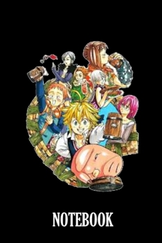 Notebook :Milioudas,Nanatsu No Taizai ,the Seven Deadly Sins Anime,amazing Journal for Writing 120 Pages and 6x9 Inches