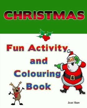 Paperback Christmas Fun Activity and Colouring Book