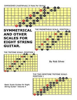 Paperback Symmetrical and Other Scales for Eight String Guitar Book