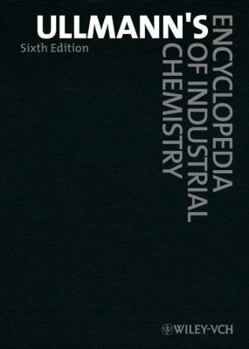 Hardcover Ullmann's Encyclopedia of Industrial Chemistry, 40 Volume Set [With CDROM] Book