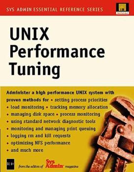Paperback Unix Performance Tuning [With *] Book