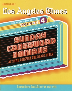 Paperback Los Angeles Times Sunday Crossword Omnibus, Volume 4 [Large Print] Book