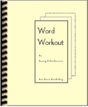 Plastic Comb Word Workout Book