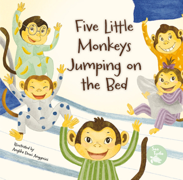 Board book Five Little Monkeys Jumping on the Bed Book