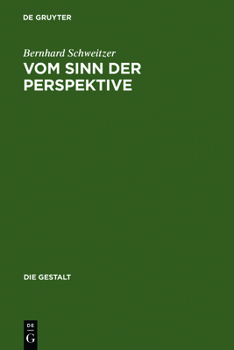 Hardcover Vom Sinn Der Perspektive [German] Book