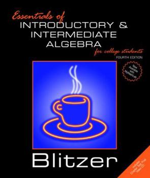 Hardcover Essentials Of Introductory And Intermediate Algebra For College Students Book