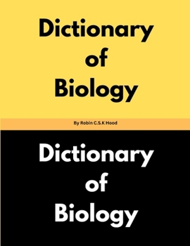 Paperback Dictionary of Biology by Robin C.S.K Hood Book