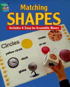 Hardcover Matching Shapes (Build-A-Block Books) Book