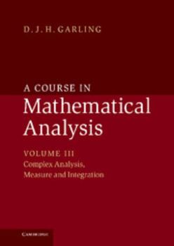 Hardcover A Course in Mathematical Analysis Book