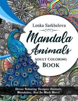 Paperback Mandala Animals Coloring Book: Adult Coloring book